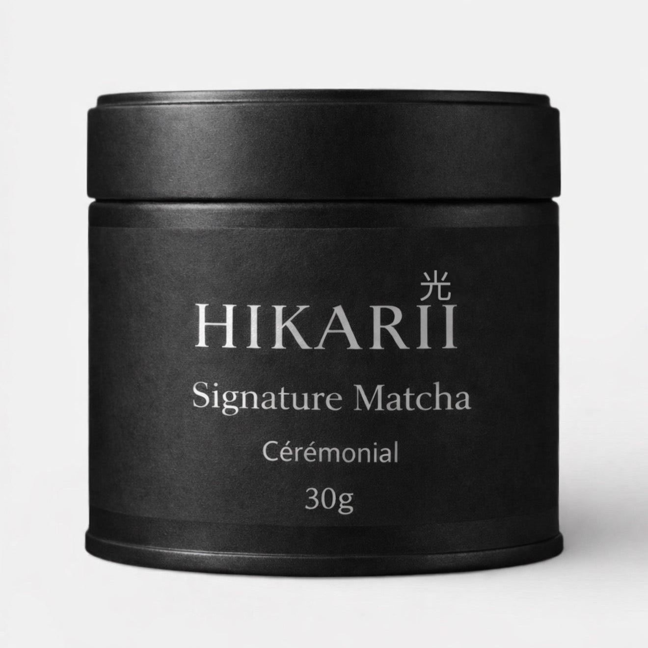 matcha hikarii boite noire poudre thé vert premium